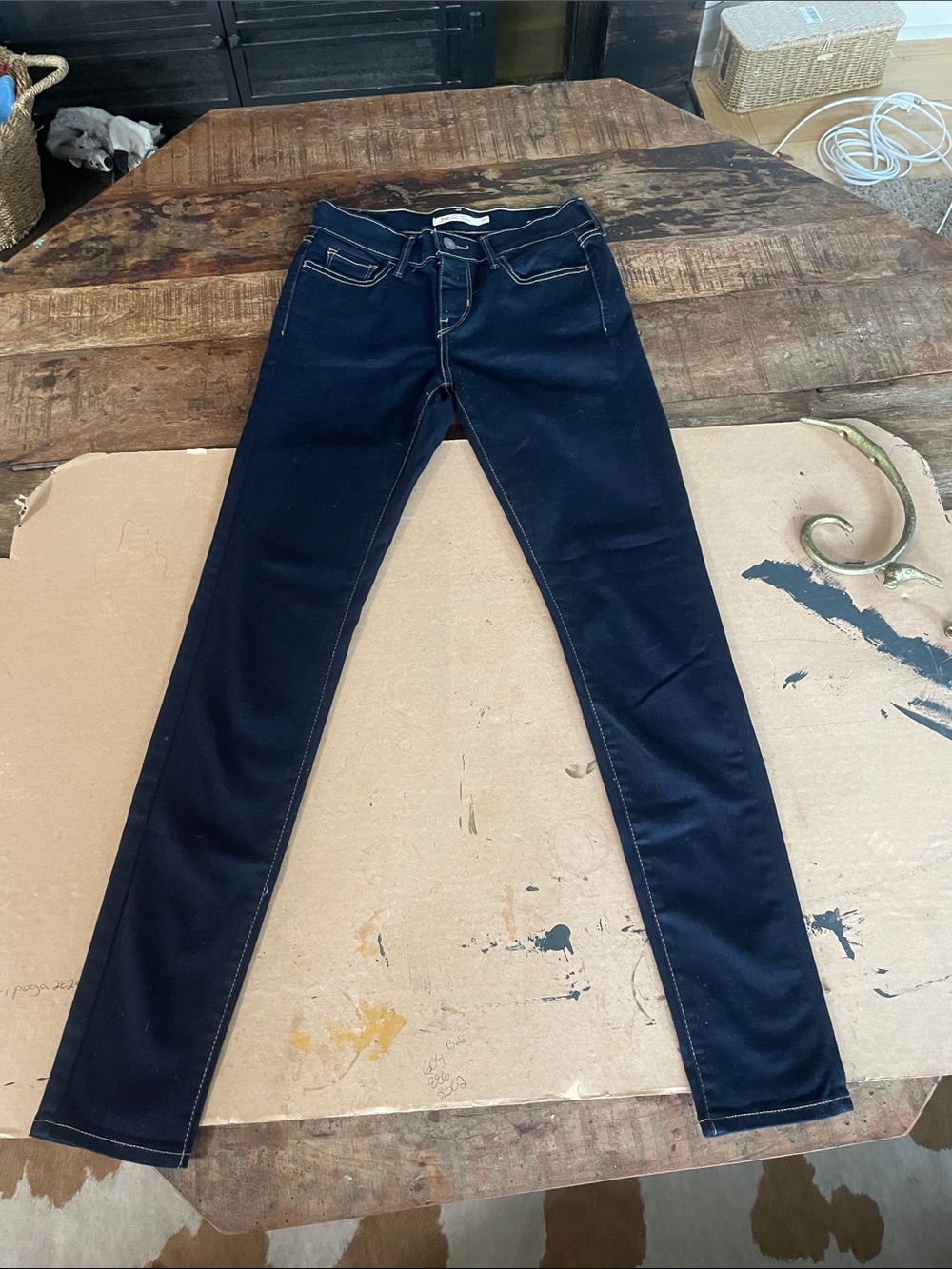 Levi's Women's Dark Indigo Skinny Jeans